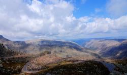 The stunning view as we climbed Torre