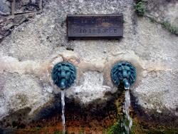 A typical French fountain