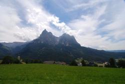 The craggy Dolomites
