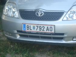 Austrian license plate