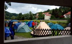 Tents at Passau