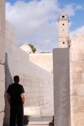 Andrew looking at the citadel