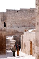 Exploring Aleppo's citadel