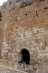 The castle's main entrance