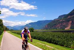 Speedy cyclists in Italy