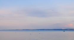 Lake Balaton near sunset