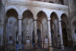 Inside the mosque