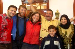 Ahmed's lovely family in Aleppo