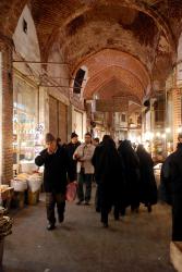 Inside the Tabriz souk