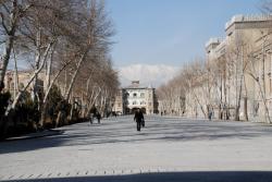 A pretty walkway in Tehran