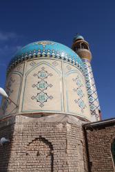 The dome of the small mosque on Kehzr mountain