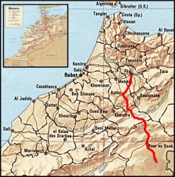 Route 1 in Morocco : Fes to Merzouga