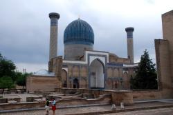 A mausoleum in Samarqand