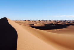 073-The shadows and light on the dunes