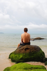 Andrew watching the sea