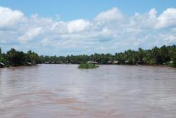 The Mekong is full at this time of year