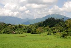 Green hills near Vang Vieng