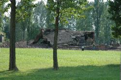 The rubble of the gas chambers at Birkenau