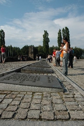 Memorial plaques written in all the languages of the prisoners at Birkenau and Auschwitz