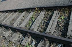 Train tracks at Birkenau