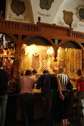 A craft market in the centre of Krakow