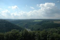 The view from Festung Konigstein, on the way to the Czech border