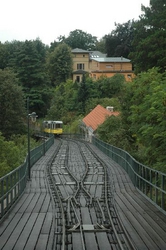 Amazingly, Dresden has two special trains within just a couple minutes walk of each other, both built about 100 years ago. This 