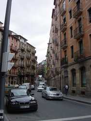 A street near Bilbao's old town