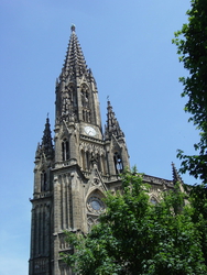 The Buen Pastor (Good Pastor) cathedral in San Sebastien.
