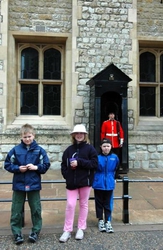 Kids with a Royal Guard