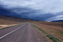 Rainy Moroccan Road