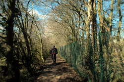 They were mostly traffic-free trails