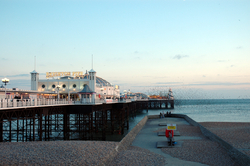 Finally, we reach Brighton Pier!!