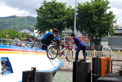 Bikes unloaded into Malaysia