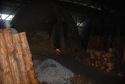 Charcoal factory