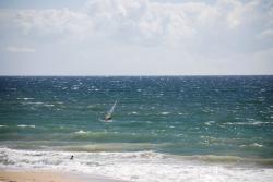 Windsurfer on a breezy day