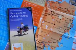 Cycle touring brochure from Tasmania