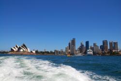 The Opera House seen from a ferry
