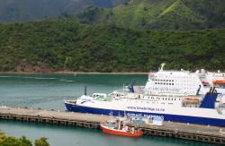 The ferry between the NZ islands