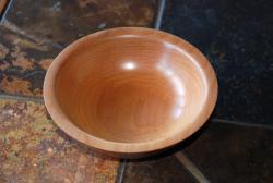 A gorgeous wooden bowl hand turned for us by a relative