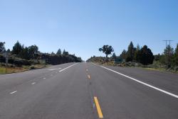 The empty road ahead