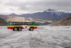 One of the ice buses that go up the glacier