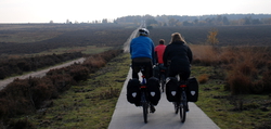 Riding over the Heide