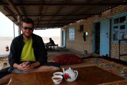 120-Andrew in a Turkmen cafe.jpg