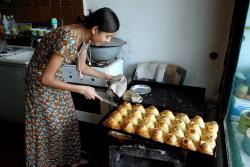 122-Turkmen woman making samsas.jpg