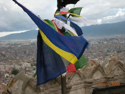 Looking down on Katmandu