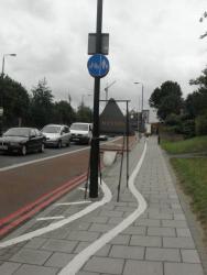 Glorious British bicycle lanes