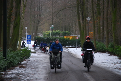 Leaving the campground on Saturday morning