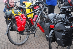 Bikes close up