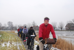 On the towpath